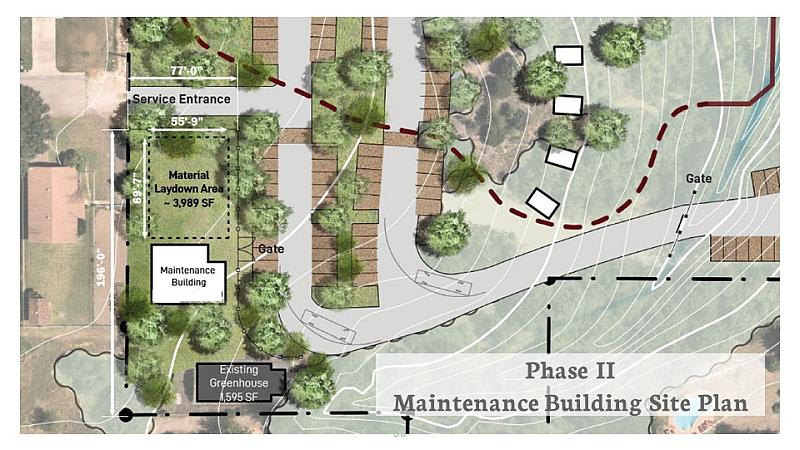 masterplan phase2 maintbuilding siteplan 20022 w